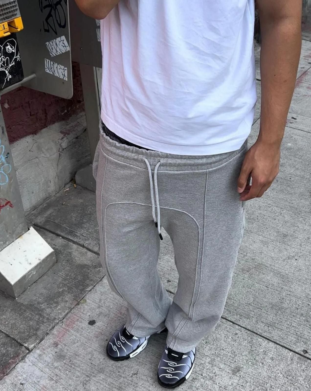 Men's Elastic Waist Sweatpants with Drawstring (Pack of 2) Track Pant